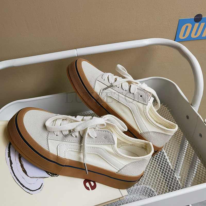 Lõuend tossud naistele jalanõud, kevad-sügis, platvormkingad Naiste paeltega tossud naiste vulkaniseeritud kingad