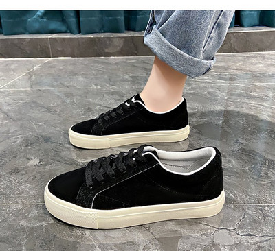 Naiste vabaajajalatsid valged tossud naiste mood Kevadsuvi lõuendtossud naiste platvormkingad Vulcanize