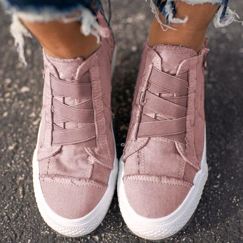 Naiste vabaajajalatsid Vulkaniseeritud jalanõud Moodsad madalad naiste tossud õõnsad, hingav võrk, madalad naiste vabaaja lõuendijalatsid