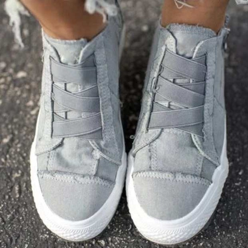 Naiste vabaajajalatsid Vulkaniseeritud jalanõud Moodsad madalad naiste tossud õõnsad, hingav võrk, madalad naiste vabaaja lõuendijalatsid