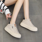 Modne ženske sportske cipele s platformom za 2023. Jesenske modne kratke čizme Ženske visoke ravne sportske cipele Sve za ležernost