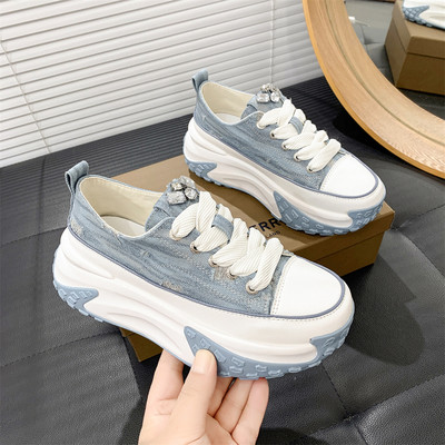 Šikid ja elegantsed naistekingad, vabad tossud naistele peidetud kontsad Denim paksud platvormid, tennis, naistele, mugavad zapatod