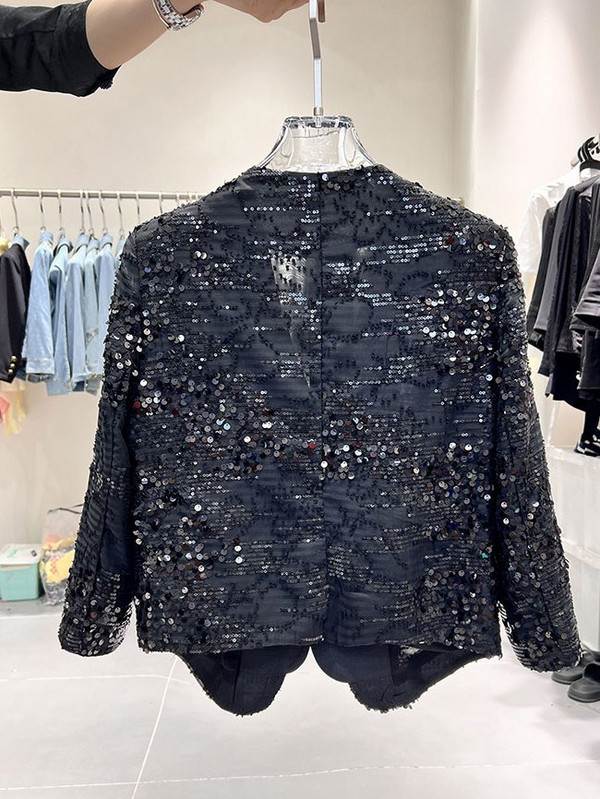 Naised Kevadsuvi õhukesed lühikesed V-kaelusega pikkade varrukatega litritega bleiserid Mantel Tikand Kardigan OL Võrgusilmast kostüümid Jope Topid