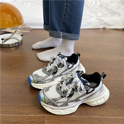 Ανδρικά Γυναικεία Αθλητικά Παπούτσια Plus Size 41 42 43 Γυναικεία Casual Παπούτσια Μόδα Χοντροκομμένα Αθλητικά Γυναικεία Αθλητικά Παπούτσια Παπούτσια Μεγάλου μεγέθους