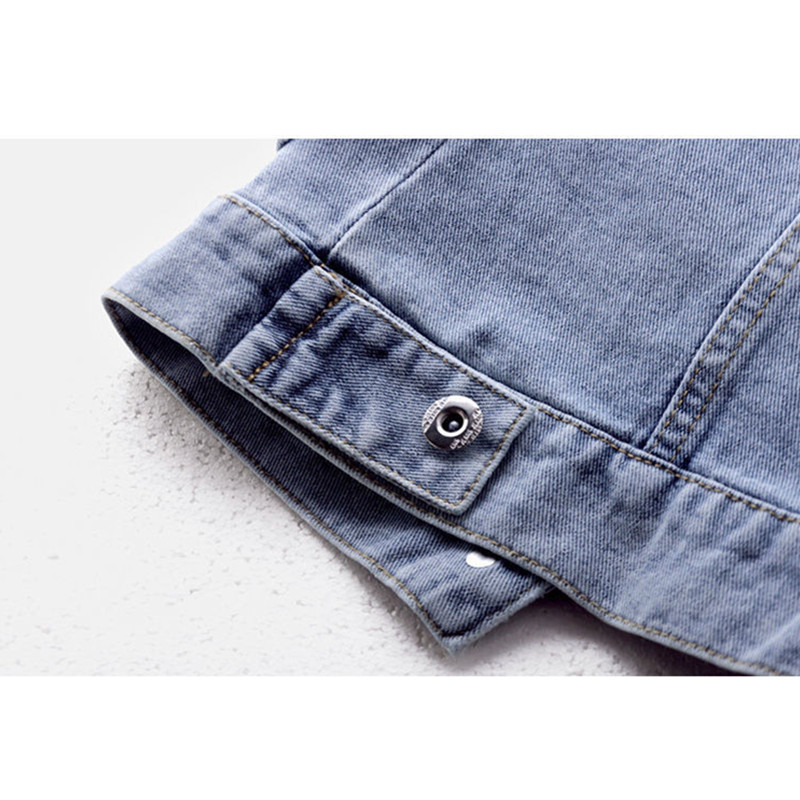 Naiste teksavest 2023. aasta kevad-sügistriibuline jakk, lühike teksavest, vabaaja topid, varrukateta ülerõivad