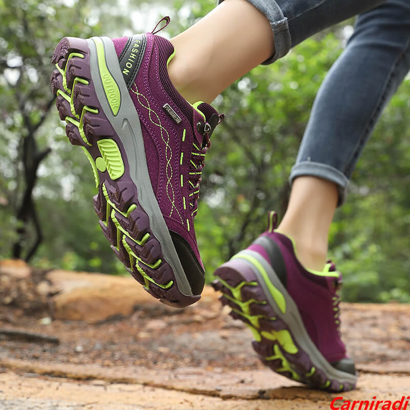 Kvaliteetsed naiste linnamatkajalatsid Välisjooksujalatsid Sügisene vabaaja tossud Naiste libisemiskindlad ronimisjalatsid