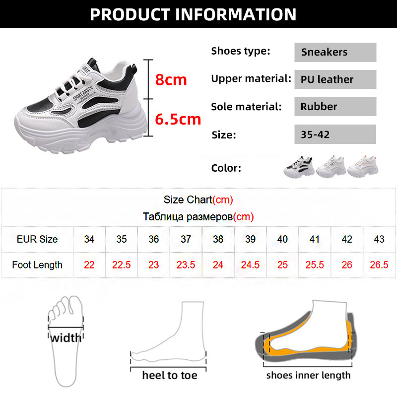 2023. aasta sügisene PU-nahast paksud tossud naistele, platvormiga, libisemiskindlad spordijalatsid, naiste paelad, paksu tallaga vabaajajalatsid