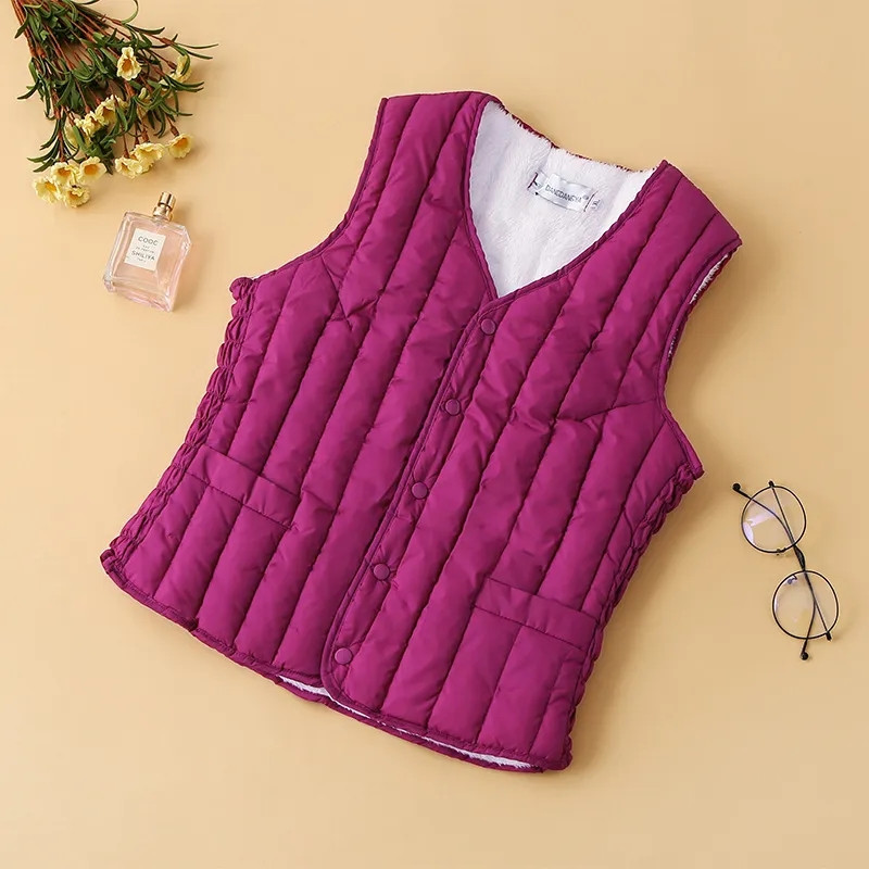 2023 Χειμερινό Φθινόπωρο Bodywarmer για Γυναικείο Αμάνικο γιλέκο με γούνινη επένδυση Plus μέγεθος Ζεστό αμάνικο γιλέκο γούνινο πανωφόρι μπουφάν