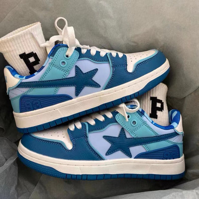 Fashion Sneakers Ins Couple for Breathable Lace-up Leather Vulcanized Shoes Casual Outdoor Running Comfort Γυναικεία αθλητικά παπούτσια 2023