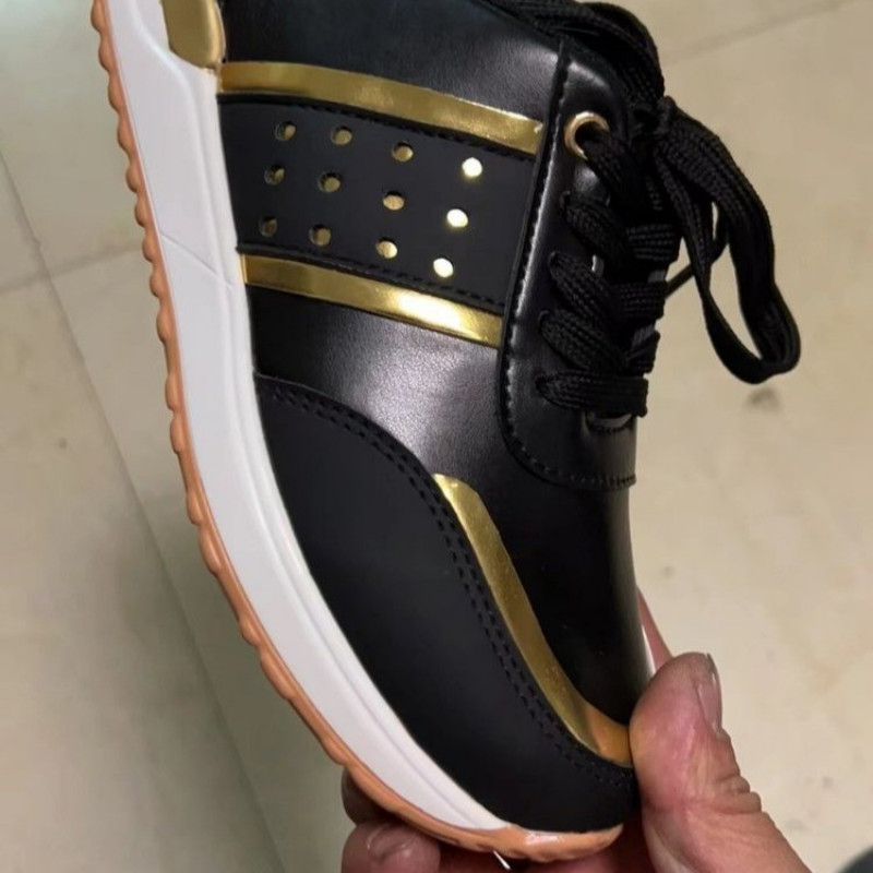 2023. aasta naiste tossud platvormkingad Nahast lapiga vabaaja spordijalatsid Naiste õuejooksu vulkaniseeritud jalanõud Zapatillas Mujer