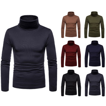 2023 νέο Ανδρικό πουλόβερ μονόχρωμο ζιβάγκο πουλόβερ Pull Homme Ανδρική κρύα μπλούζα χειμερινά μακρυμάνικα μπλουζάκια