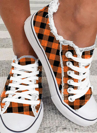 Γυναικεία πάνινα παπούτσια Πλατφόρμας Αστεία Skull Print Καμβά Παπούτσια με κορδόνια Casual Παπούτσια Βουλκανιζέ Παπούτσια Zapatillas Mujer Chaussure Femme