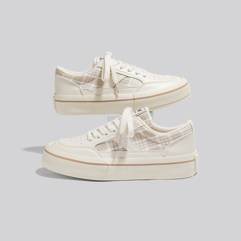 HOPUS lõuendist kingad naistele 2023, uus moepleed värvilised kausaalsed tossud naistele hingavad madalad lamedad kingad Jooksukool