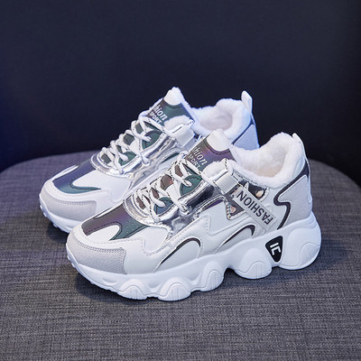 Ανοιξιάτικο Νέο Ευέλικτο Αναπνεύσιμο Αθλητικά Παπούτσια Δρόμου Γυναικεία Υποδήματα Φοιτητικά για τρέξιμο Γυναικεία Ανυψωμένα Παπούτσια Casual P-C08