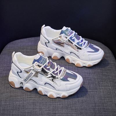 Ανοιξιάτικο Νέο Ευέλικτο Αναπνεύσιμο Αθλητικά Παπούτσια Δρόμου Γυναικεία Υποδήματα Φοιτητικά για τρέξιμο Γυναικεία Ανυψωμένα Παπούτσια Casual P-C08