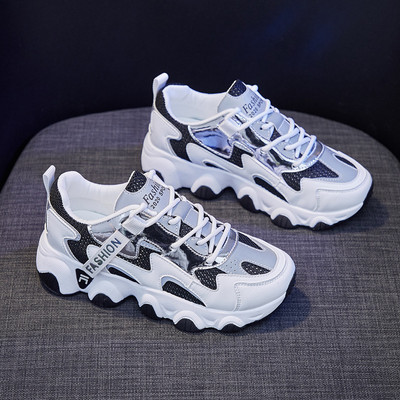 Ανοιξιάτικο Νέο Ευέλικτο Αναπνεύσιμο Αθλητικά Παπούτσια Δρόμου Γυναικεία Υποδήματα Φοιτητικά για τρέξιμο Γυναικεία Ανυψωμένα Παπούτσια Casual P-C08