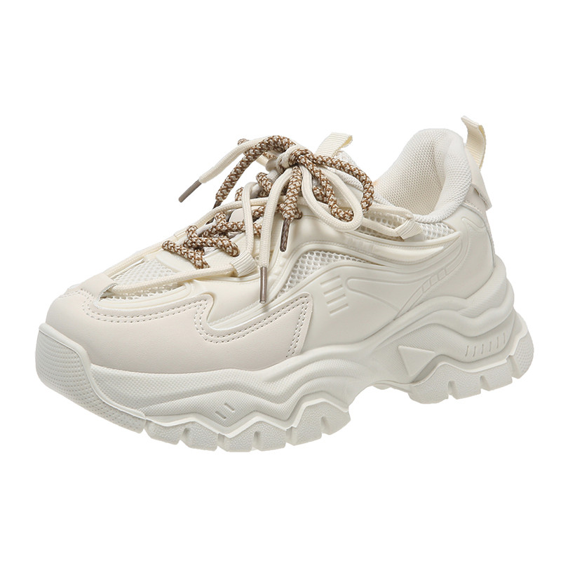 Brändi naiste kingad 2023 Uue disaineri hingavad naiste tossud Korea moe beež naiste spordijalatsid Zapatos Mujer