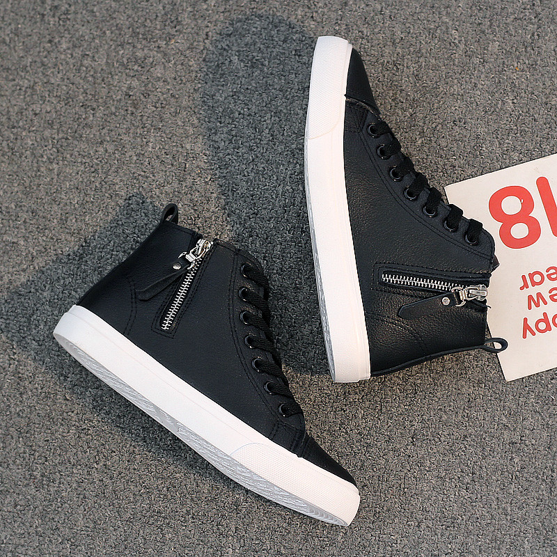 Γυναικεία παπούτσια Μπότες Ψηλά πάνινα παπούτσια Άνοιξη φθινόπωρο μόδα Casual Loafers Γυναικεία Flats Skateboard Vulcanize Παπούτσια Γυναικεία Γυναικεία