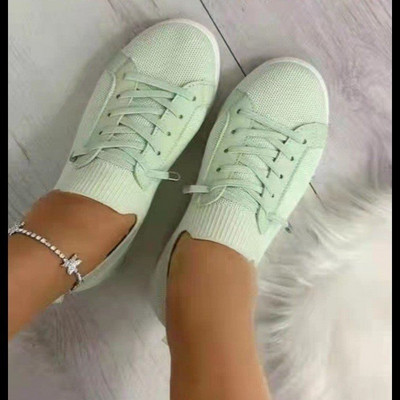 Γυναικεία παπούτσια 2022 Zapatos De Mujer Breathable γυναικεία παπούτσια με κορδόνια casual flats Γυναικεία δίχτυα πάνινα παπούτσια Loafers Zapatillas Mujer