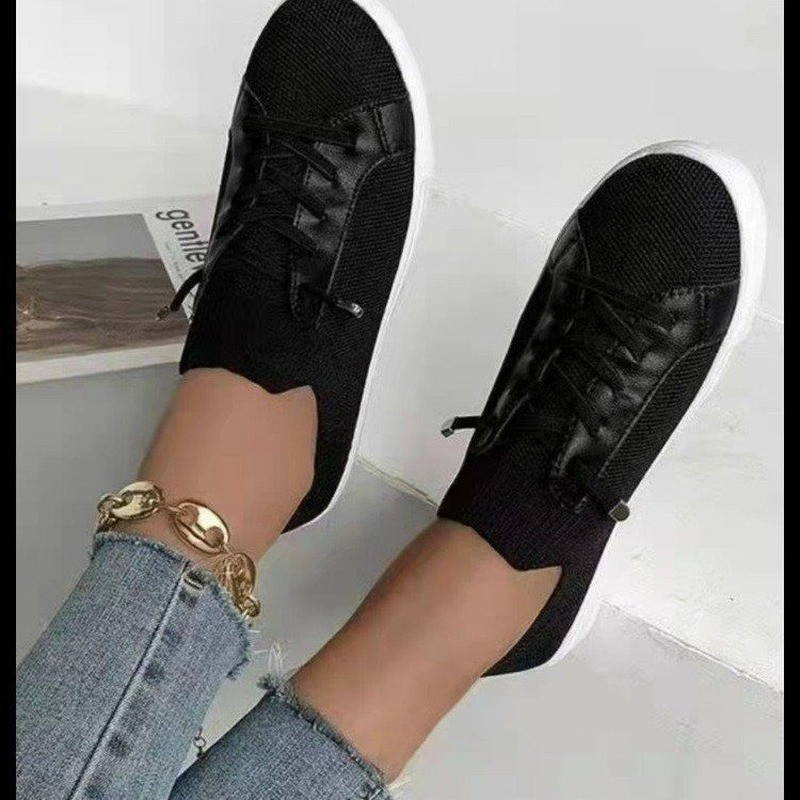 Γυναικεία παπούτσια 2022 Zapatos De Mujer Breathable γυναικεία παπούτσια με κορδόνια casual flats Γυναικεία δίχτυα πάνινα παπούτσια Loafers Zapatillas Mujer