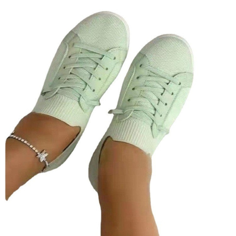 Γυναικεία παπούτσια 2022 Zapatos De Mujer Breathable γυναικεία παπούτσια με κορδόνια casual flats Γυναικεία δίχτυα πάνινα παπούτσια Loafers Zapatillas Mujer