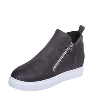 Kahekordse tõmblukuga naiste vabaajajalatsid Solid lamedad tossud Kevadised jalutuskärud Tenis Feminino Canvas Zapatillas Mujer