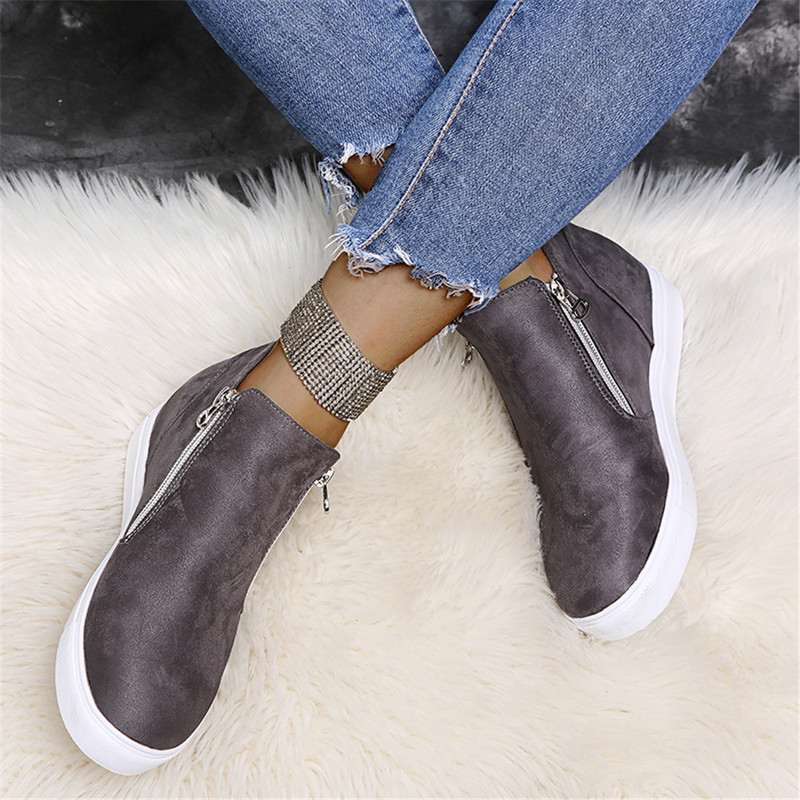 Kahekordse tõmblukuga naiste vabaajajalatsid Solid lamedad tossud Kevadised jalutuskärud Tenis Feminino Canvas Zapatillas Mujer