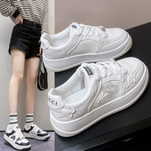 Χονδρή σόλα Casual Λευκά Παπούτσια Γυναικεία Αθλητικά Παπούτσια Γυναικεία Αθλητικά Παπούτσια Βουλκανιζέ Running Fashion Παπούτσια Γυναικεία Παπούτσια Traf