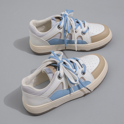 Kevad/sügis 2022 uued kingad naistele Moodsad, hingavad madala lõikega nööriga mitmevärvilised naistejalatsid Naiste jalatsid