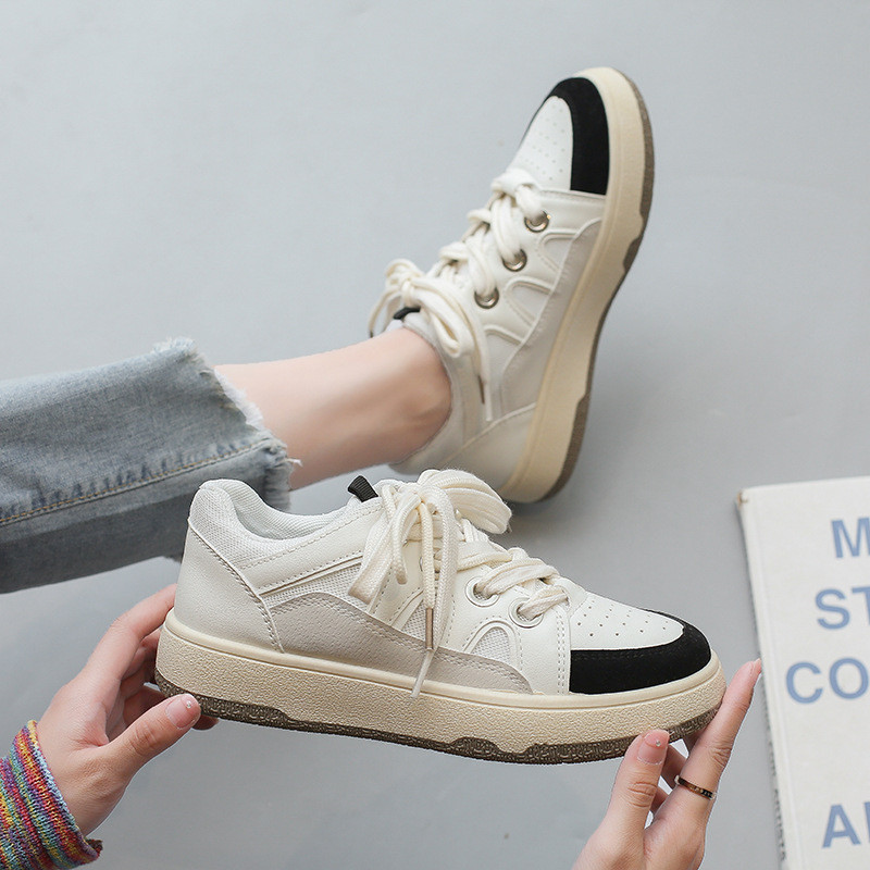 Kevad/sügis 2022 uued kingad naistele Moodsad, hingavad madala lõikega nööriga mitmevärvilised naistejalatsid Naiste jalatsid