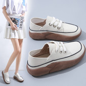 Naiste vabaajajalatsid Uued pitsilised naiste tossud, ümmargune peaga platvorm Naiste vulkaniseeritud kingad Moodsad üksikud kingad Naiste jalanõud