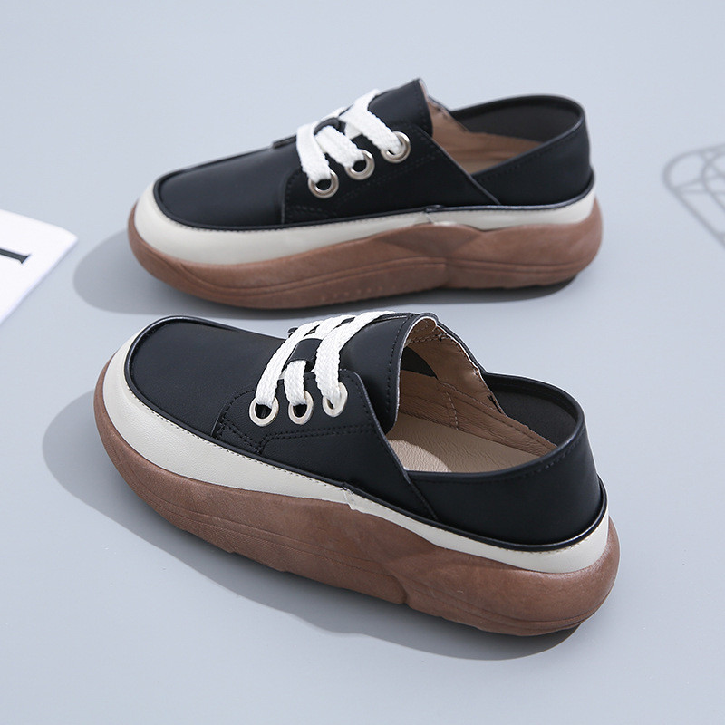 Naiste vabaajajalatsid Uued pitsilised naiste tossud, ümmargune peaga platvorm Naiste vulkaniseeritud kingad Moodsad üksikud kingad Naiste jalanõud