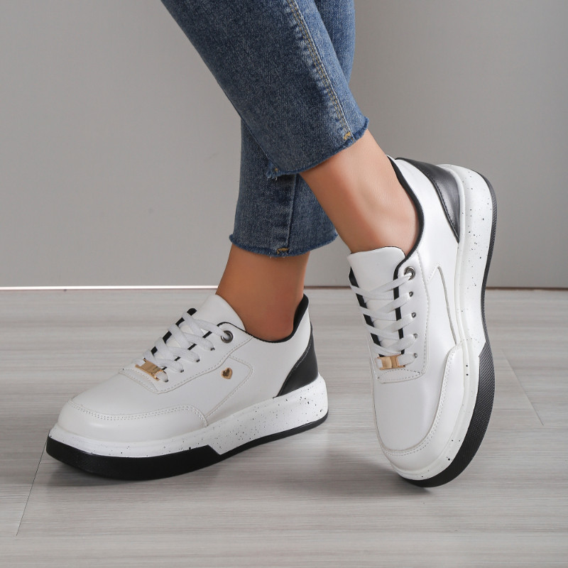 Naiste talvetossud Meeste vulkaniseeritud platvormiga jooksujalatsid ümmarguse varbaga nahast paeltega kummist tallajalatsid Kvaliteetne luksusbränd