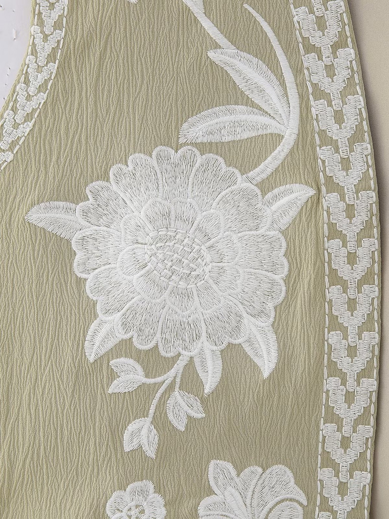 Γυναικείο γιλέκο με λουλουδάτο κέντημα 2023 Νέα ρούχα Ζεστά εκπτωτικά γιλέκο Μοντέρνα κοριτσίστικα τοπ ρούχα