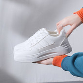 Casual Παπούτσια Γυναικεία 2022 Νέα Αθλητικά Γυναικεία Παπούτσια Αναπνεύσιμα Διχτυωτά Flats Λευκά γυναικεία Loafers Φοιτητικά casual αθλητικά παπούτσια