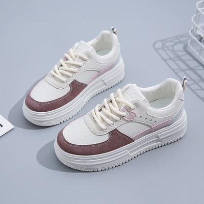 2022 Νέα Μόδα Αθλητικά Γυναικεία Παπούτσια Πλατφόρμας Χρώμα Μόδα Λευκά Παπούτσια Αναπνεύσιμα με κορδόνια Casual Παπούτσια για τρέξιμο Γυναικεία αθλητικά παπούτσια