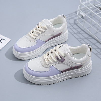 2022 Νέα Μόδα Αθλητικά Γυναικεία Παπούτσια Πλατφόρμας Χρώμα Μόδα Λευκά Παπούτσια Αναπνεύσιμα με κορδόνια Casual Παπούτσια για τρέξιμο Γυναικεία αθλητικά παπούτσια