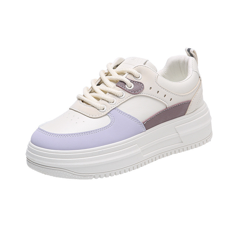 2022 Νέα Μόδα Αθλητικά Γυναικεία Παπούτσια Πλατφόρμας Χρώμα Μόδα Λευκά Παπούτσια Αναπνεύσιμα με κορδόνια Casual Παπούτσια για τρέξιμο Γυναικεία αθλητικά παπούτσια