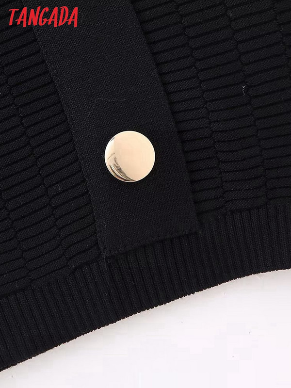 Tangada naiste 2023. aasta kuldnööbid, soojad kootud vestid, varrukateta naiste vest, BE465