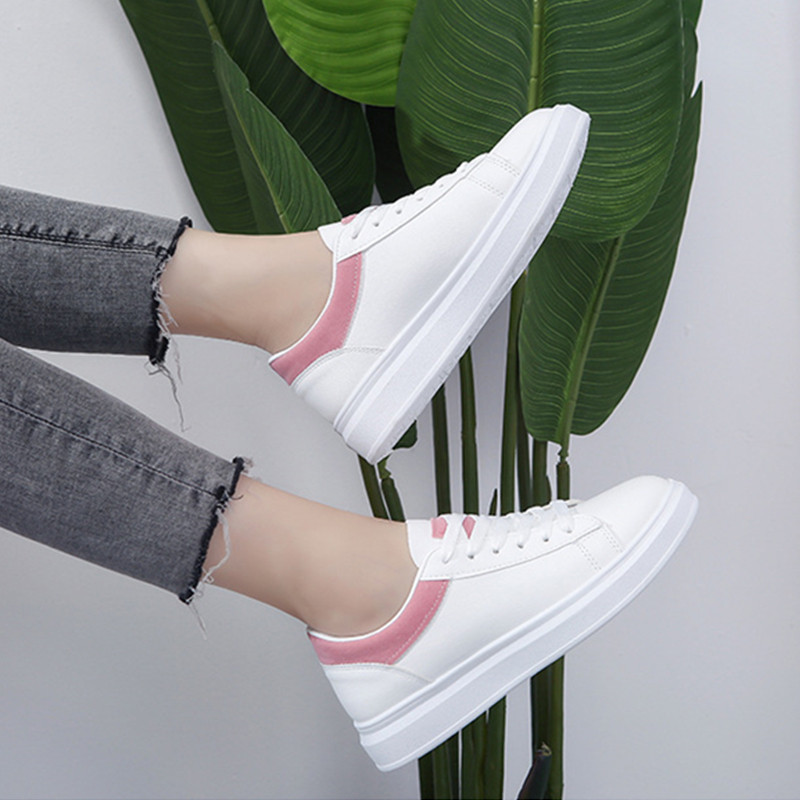 Νέα μόδα πάνινα παπούτσια Γυναικεία Ανοιξιάτικα φθινόπωρα αναπνεύσιμα παπούτσια φλατ Γυναικεία κορδόνια Zapatos De Mujer Γυναικεία αθλητικά παπούτσια