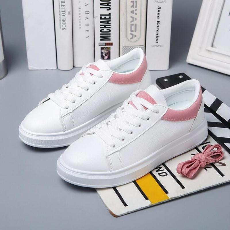 Νέα μόδα πάνινα παπούτσια Γυναικεία Ανοιξιάτικα φθινόπωρα αναπνεύσιμα παπούτσια φλατ Γυναικεία κορδόνια Zapatos De Mujer Γυναικεία αθλητικά παπούτσια