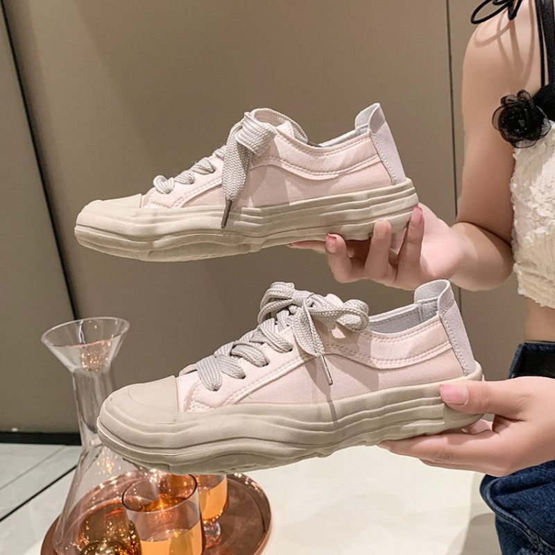 Kevadsuvi hingavad tossud Naiste Satiin vabaajajalatsid Naiste platvorm Nööritavad spordijalatsid Naiste Lahustavad Muulad Lamedad