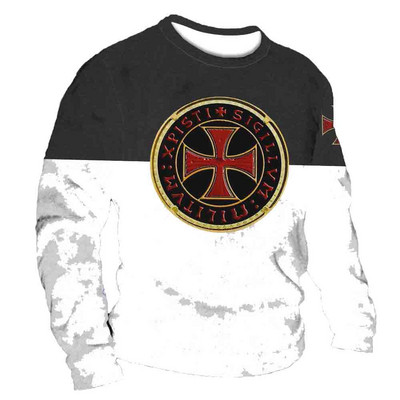 Tricou de stradă cu mâneci lungi imprimat la modă pentru bărbați subțiri de toamnă, tricou personalizat pentru sport în aer liber pentru bărbați.