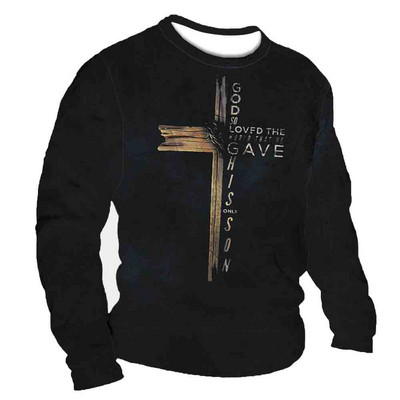 Tricou de stradă cu mâneci lungi imprimat la modă pentru bărbați subțiri de toamnă, tricou personalizat pentru sport în aer liber pentru bărbați.