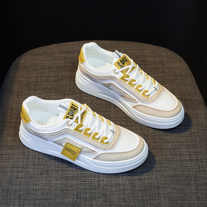 Proljeće jesen Nove dizajnerske bijele tenisice za žene Modne kauzalne prozračne cipele za žene Zapatos De Mujer tenisice