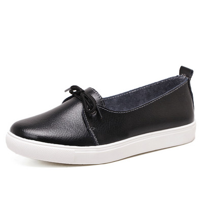 Naiste kingad Lamedad lõhestatud nahast veisenahast vabaaja jalanõud Naiste pehme pind, pluss suurus 44 Kvaliteetsed naiste kontorijalatsid