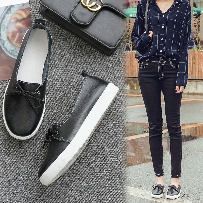 Naiste kingad Lamedad lõhestatud nahast veisenahast vabaaja jalanõud Naiste pehme pind, pluss suurus 44 Kvaliteetsed naiste kontorijalatsid