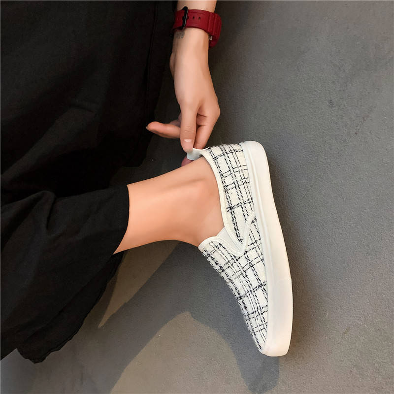 Suures suuruses 44 naiste Vulcanize kingad 2022. aasta kevad-/sügiskingad Naiste tossud, madalad (1 cm–3 cm) paeltega luksuslikud kaubamärgiga kingad, naine