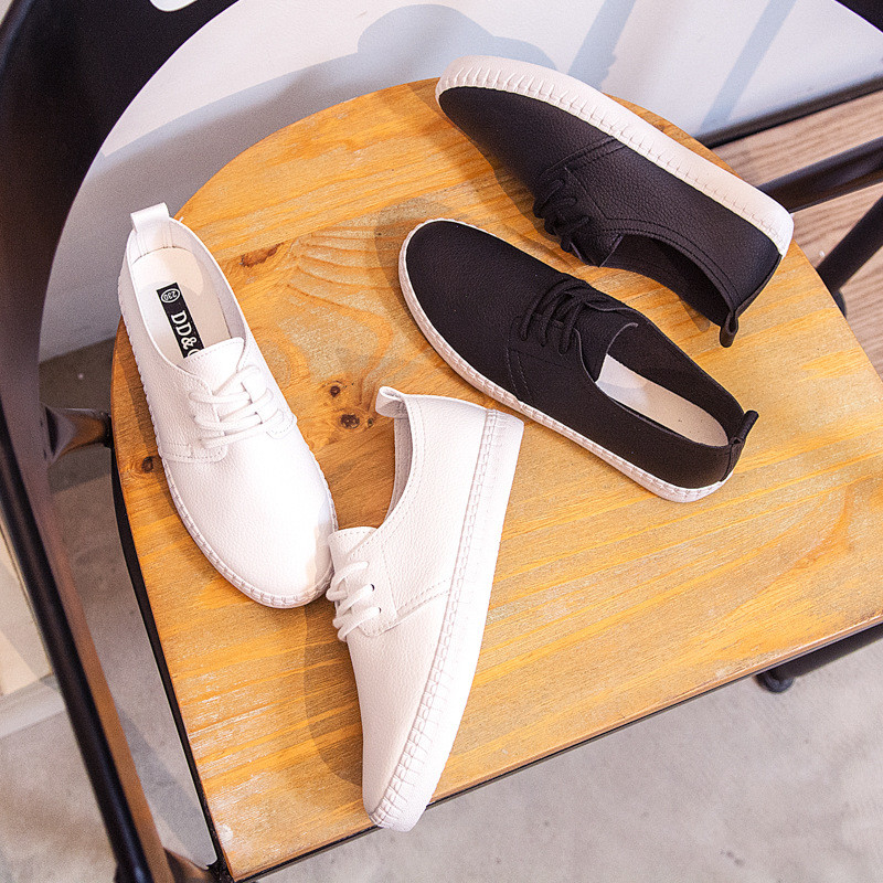 Pantofi noi pentru femei Pantofi vulcanizați pentru femei Pantofi de modă Decoltați pentru femei Mocasini casual Clasici pentru studenți din Coreea Cei mai buni pantofi sport