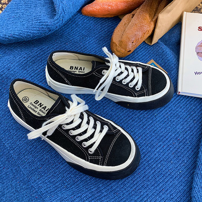 Γυναικεία Παπούτσια Πλατφόρμας Καλοκαίρι 2022 Νέα Μόδα Γυναικεία Παπούτσια Casual Παπούτσια από μονόχρωμο καμβά Γυναικεία παπούτσια Casaul Αθλητικά παπούτσια